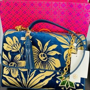 Tory Burch Cosmic Floral Shoulder Bag